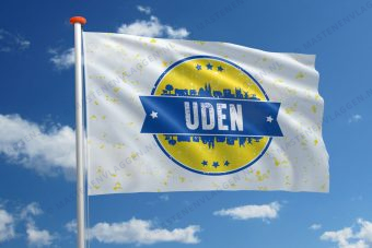 Themavlag stempel Uden
