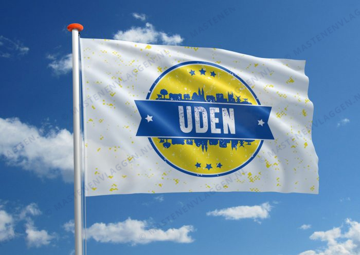Themavlag stempel Uden
