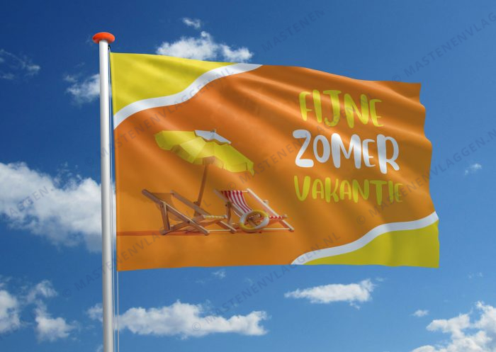 Zomervakantie vlag
