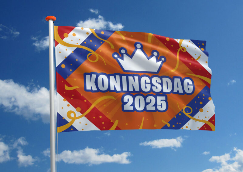 Vlag Koningsdag 2025