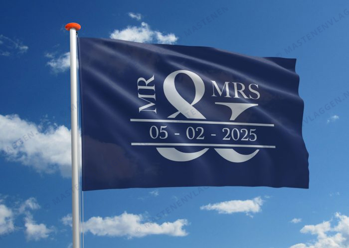 Vlag bruiloft huwelijk