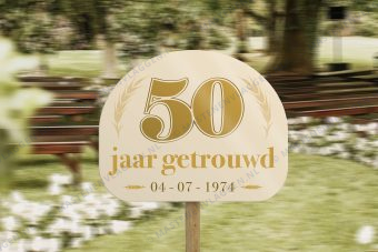 Bord huwelijk bruiloft