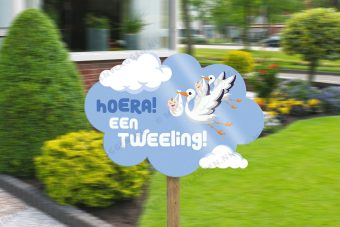 Themabord: Hoera! Een tweeling! (2 jongetjes)