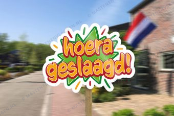 Tuinbord geslaagd