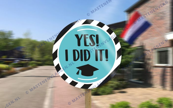 Tuinbord geslaagd