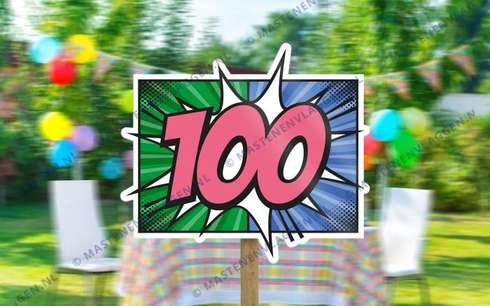 Tuinbord Verjaardag