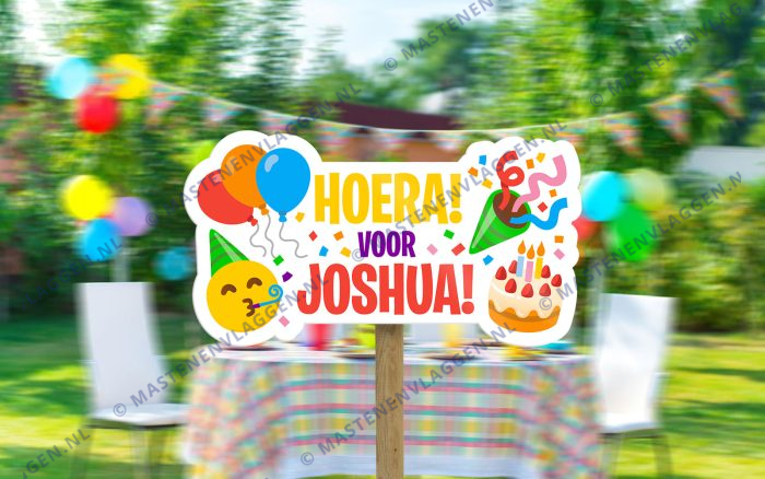 Tuinbord verjaardag