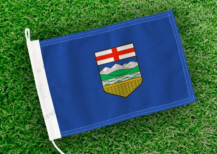Caravan vlaggetje Alberta Bootvlag