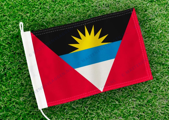 Caravan vlaggetje Antigua en Barbuda Bootvlag