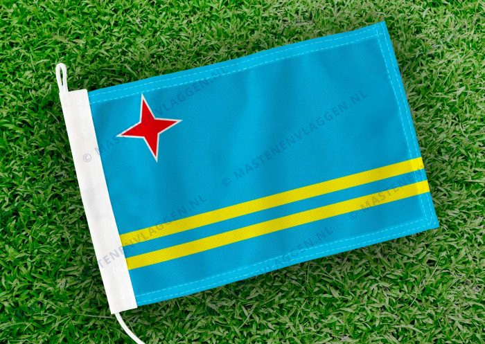 Caravan vlaggetje Aruba Bootvlag