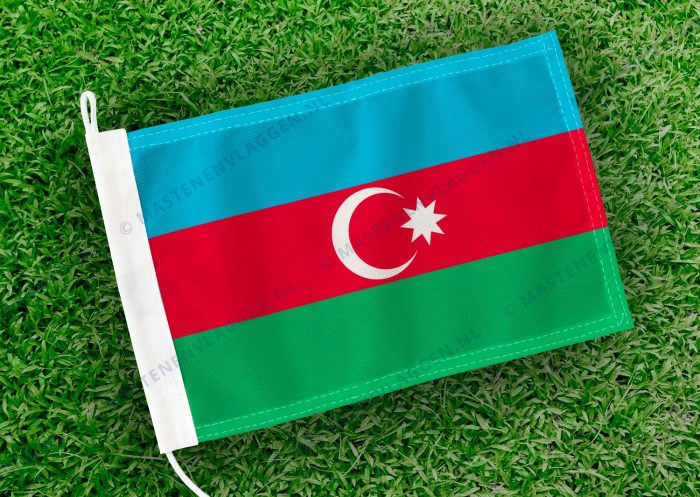 Caravan vlaggetje Azerbeidzjan Bootvlag