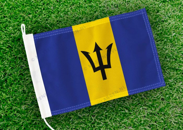 Caravan vlaggetje Barbados Bootvlag