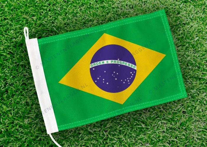 Caravan vlaggetje Brazilië Bootvlag