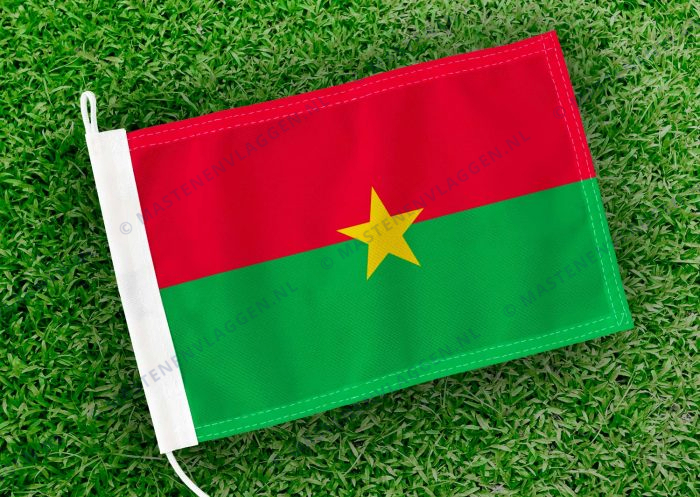 Caravan vlaggetje Burkina Faso Bootvlag