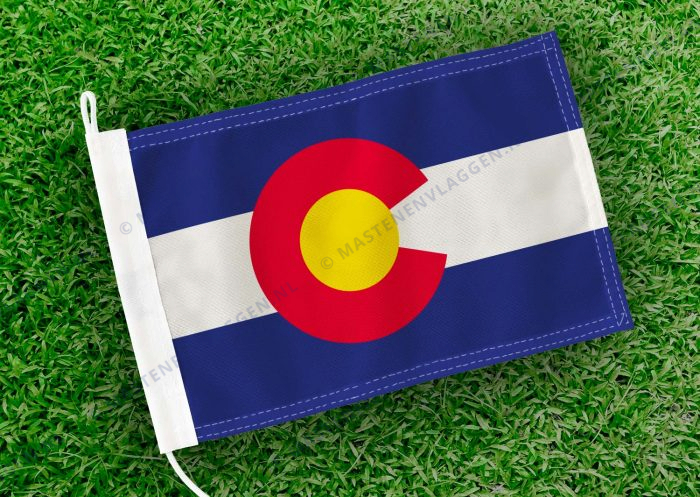 Caravan vlaggetje Colorado Bootvlag