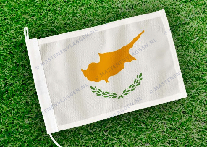 Caravan vlaggetje Cyprus Bootvlag