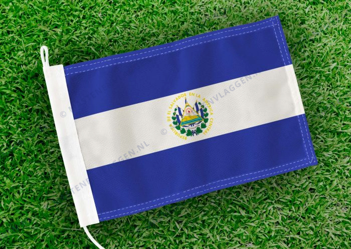Caravan vlaggetje El Salvador Bootvlag