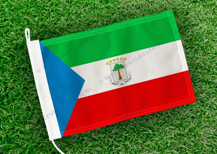 Caravan vlaggetje Equatoriaal-Guinea Bootvlag