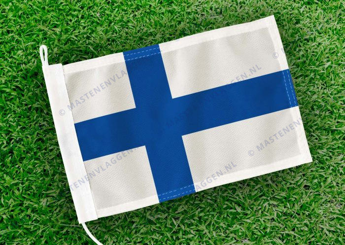 Caravan vlaggetje Finland Bootvlag