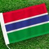 Caravan vlaggetje Gambia Bootvlag