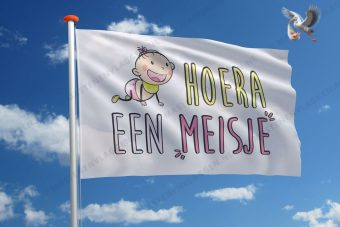 Vlag geboorte meisje