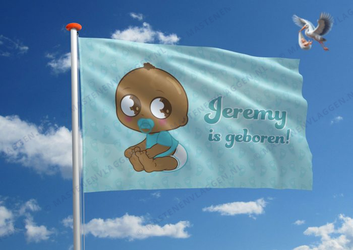 Vlag geboorte jongen