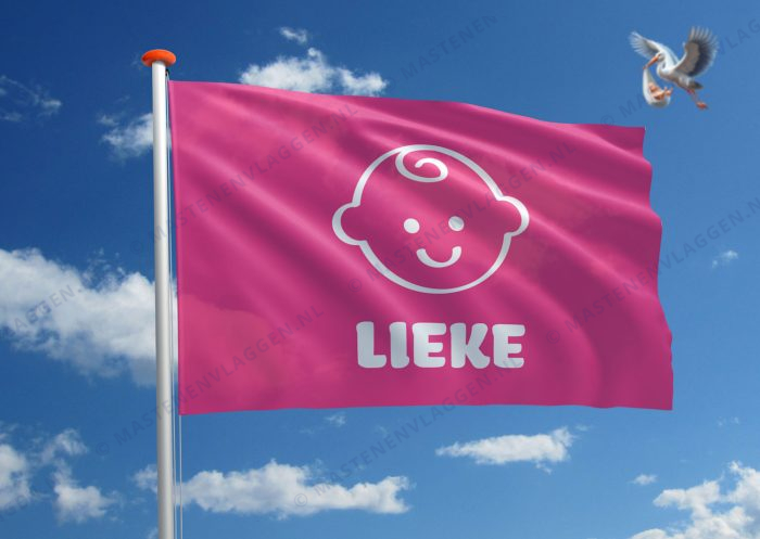 Vlag geboorte meisje