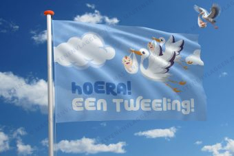 Vlag geboorte jongen