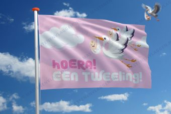 Vlag geboorte meisje