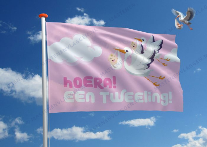 Vlag geboorte meisje