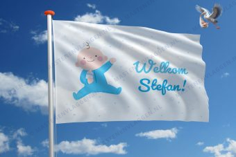 Vlag geboorte jongen