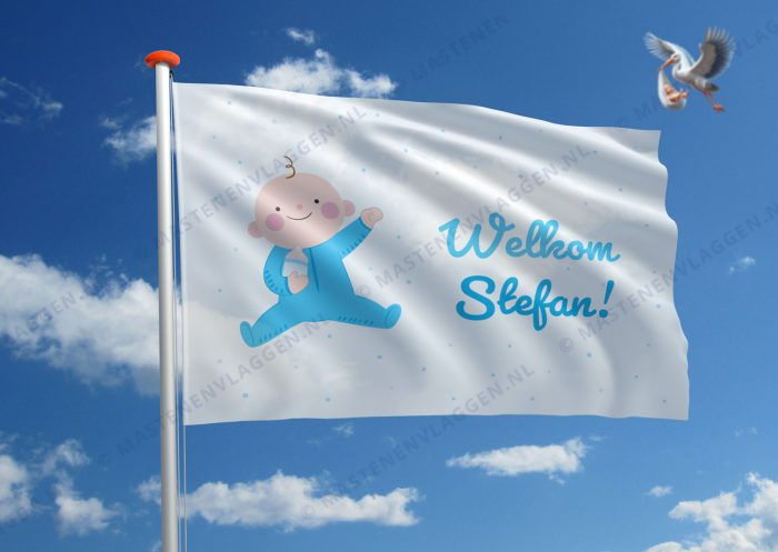 Vlag geboorte jongen