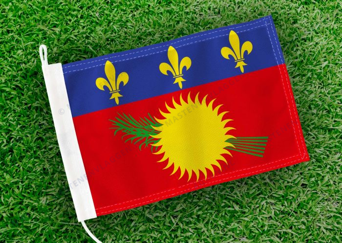 Caravan vlaggetje Guadeloupe Bootvlag