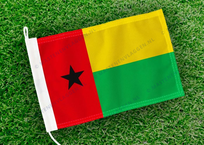Caravan vlaggetje Guinee-Bissau Bootvlag