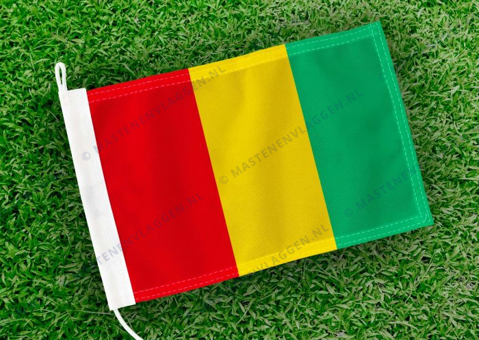 Caravan vlaggetje Guinee Bootvlag