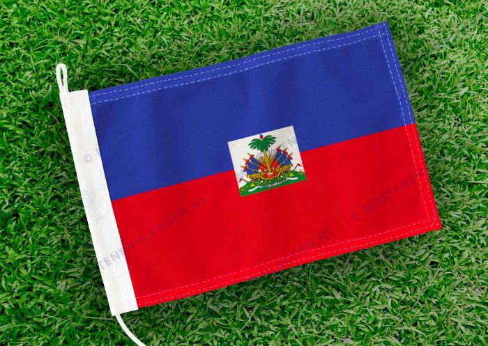 Caravan vlaggetje Haiti Bootvlag