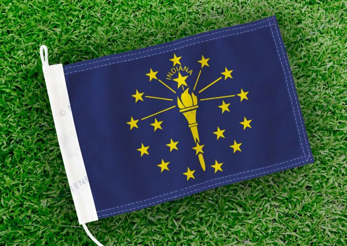 Caravan vlaggetje Indiana Bootvlag