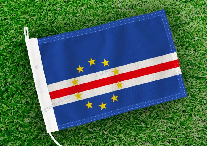 Caravan vlaggetje Kaapverdie Bootvlag