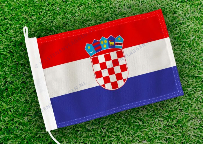 Caravan vlaggetje Kroatië Bootvlag