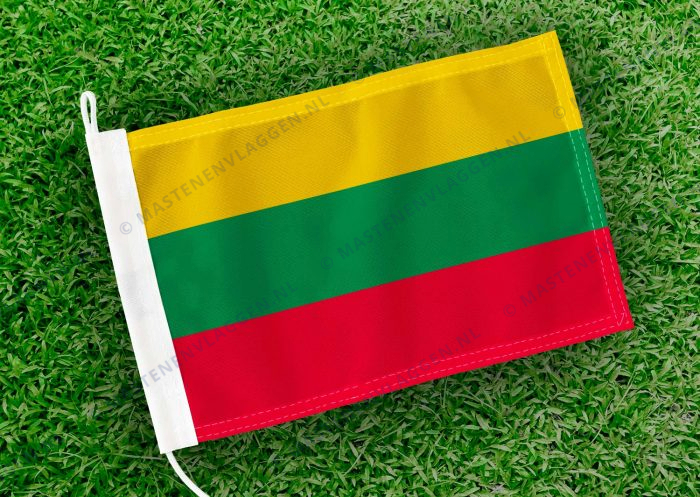 Caravan vlaggetje Litouwen Bootvlag