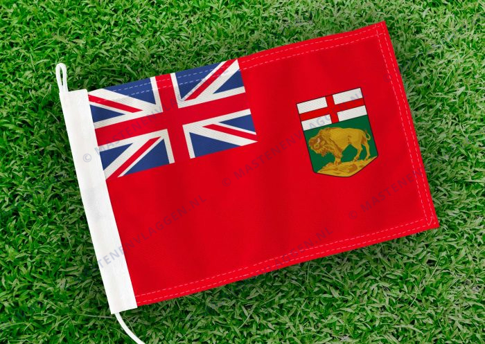 Caravan vlaggetje Manitoba Bootvlag