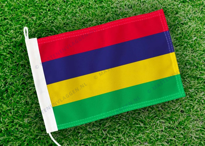 Caravan vlaggetje Mauritius Bootvlag