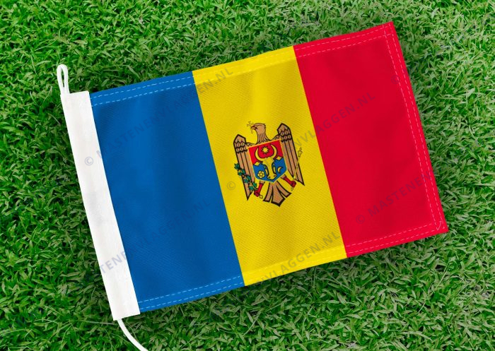 Caravan vlaggetje Moldavië Bootvlag