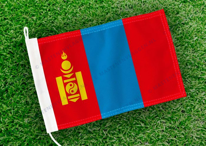 Caravan vlaggetje Mongolië Bootvlag