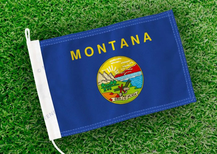 Caravan vlaggetje Montana Bootvlag