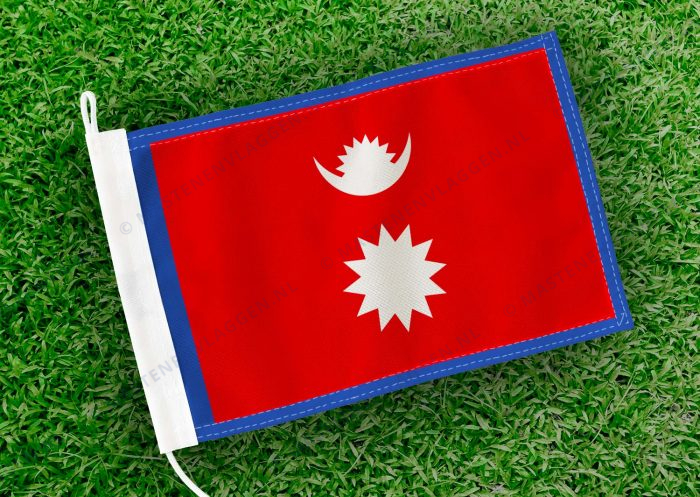 Caravan vlaggetje Nepal Bootvlag