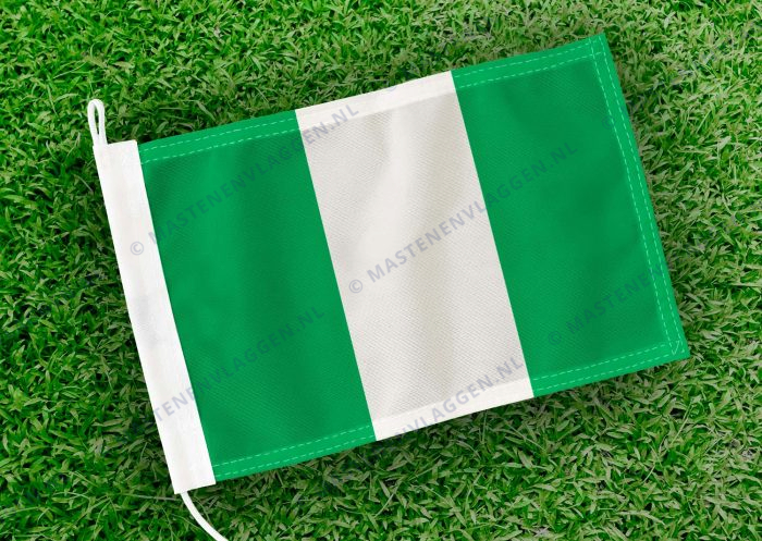 Caravan vlaggetje Nigeria Bootvlag