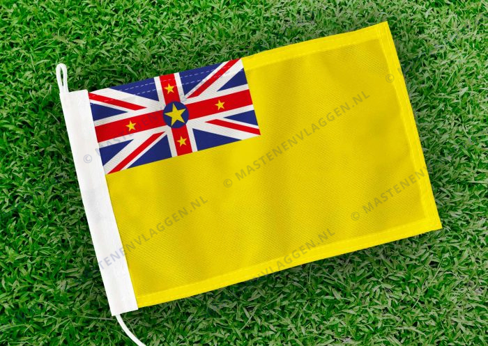 Caravan vlaggetje Niue Bootvlag