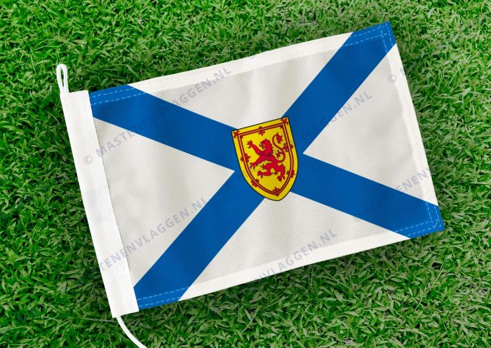 Caravan vlaggetje Nova Scotia Bootvlag