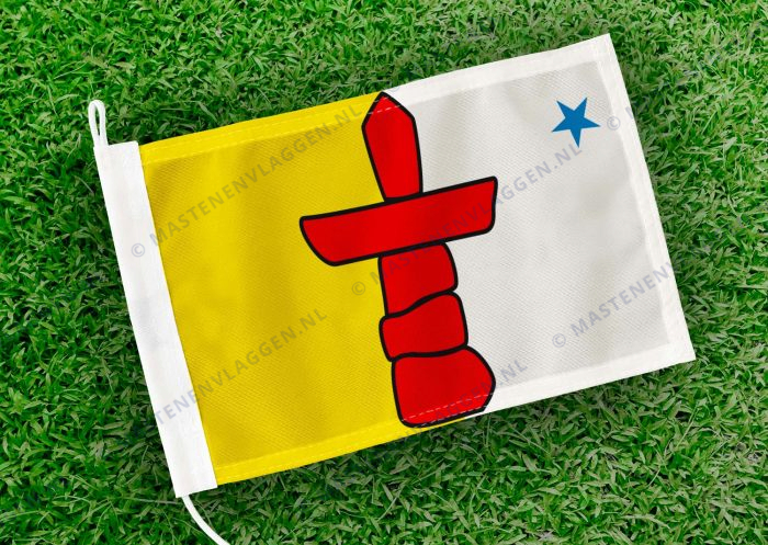 Caravan vlaggetje Nunavut Bootvlag